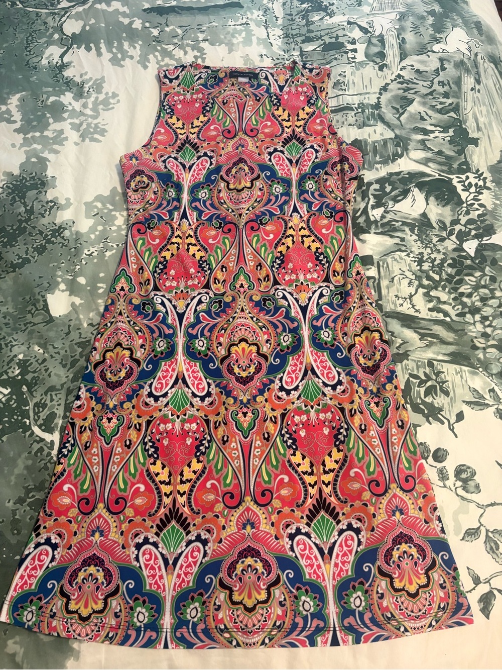Tommy Hilfiger Multicolor Paisley Midi Dress